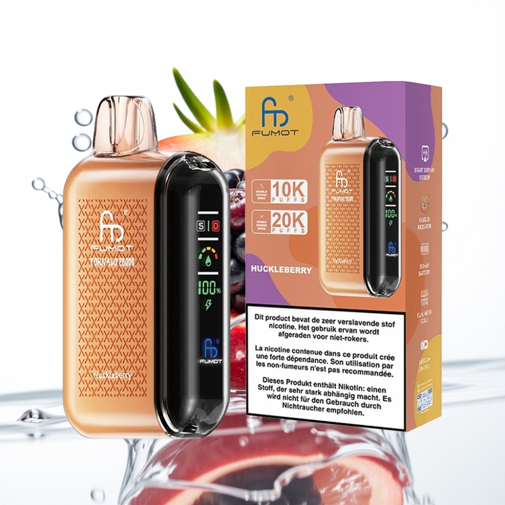 Fumot Tornado 20000 Puhangut Huckleberry Dual Mesh 20ml