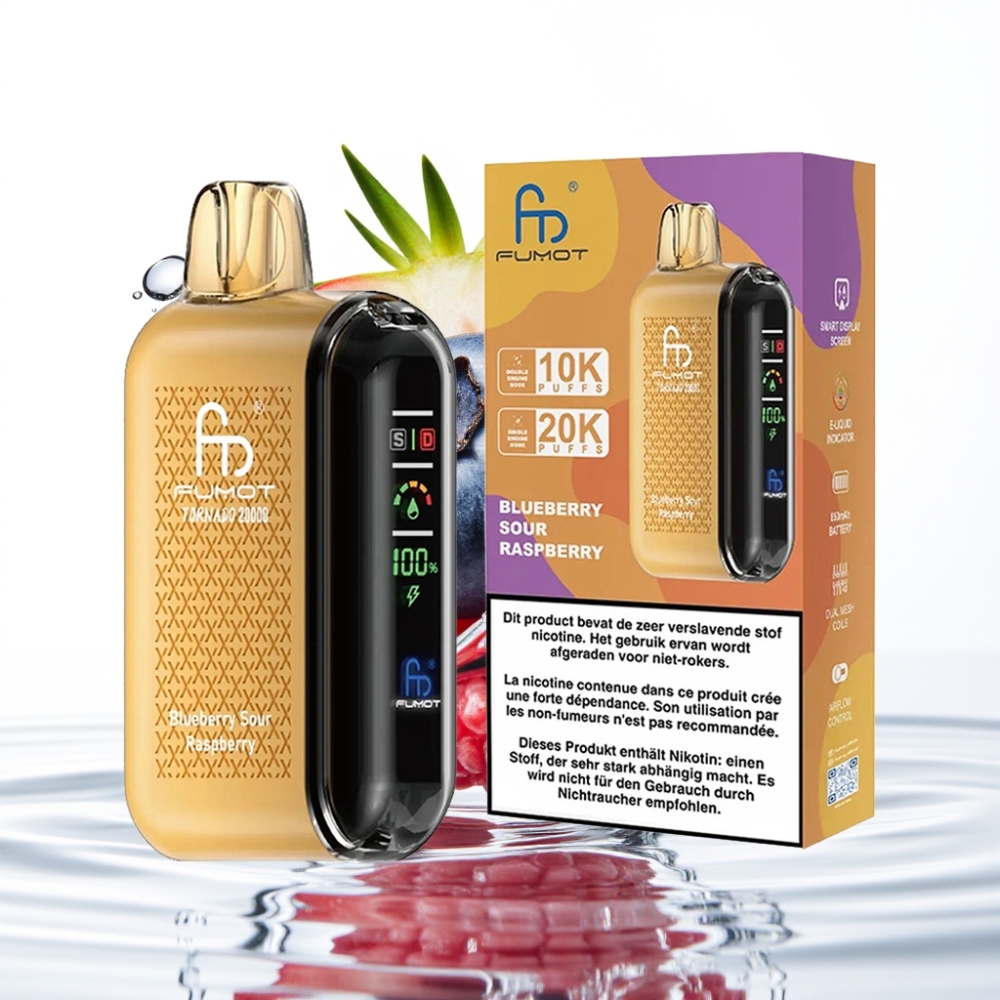 Fumot Tornado 20000 Sulg Mustikas-Hapukarva 20ml 850mAh