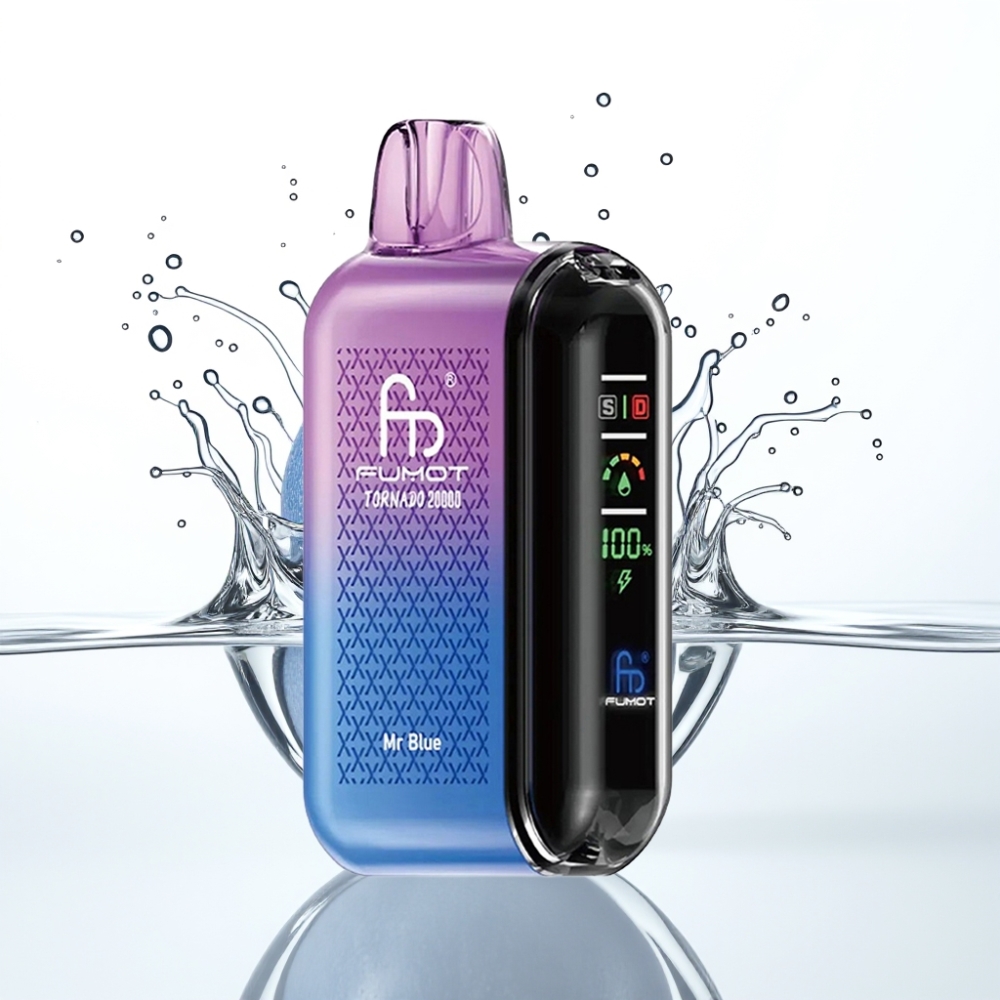 Fumot Tornado 20000 Sutsukord Dual Mesh Hõõgniit 20ml Sinine