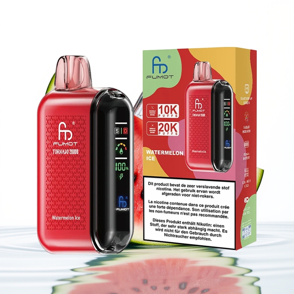 Fumot Tornado 20000 Sõnmed Vesimelonijää 20ml 850mAh