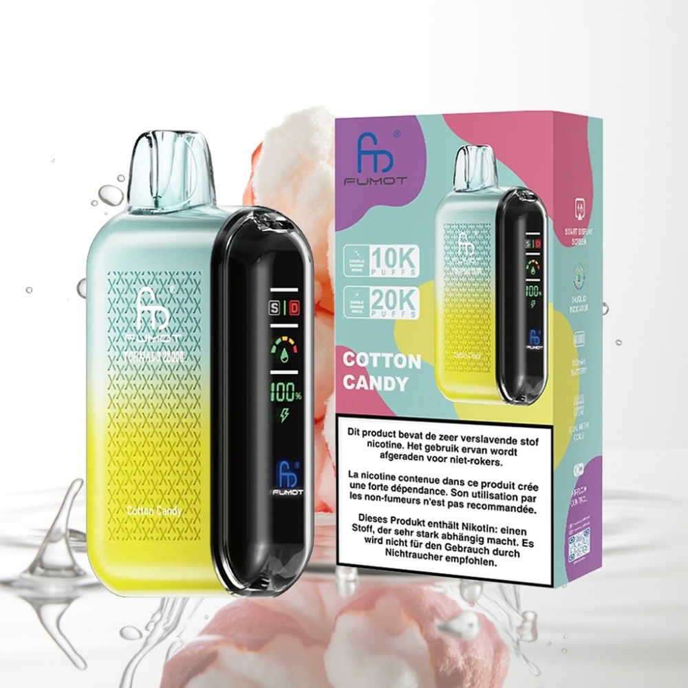 Fumot Tornado 20000 Sõõrmed 20ml 850mAh Suhkruvatt