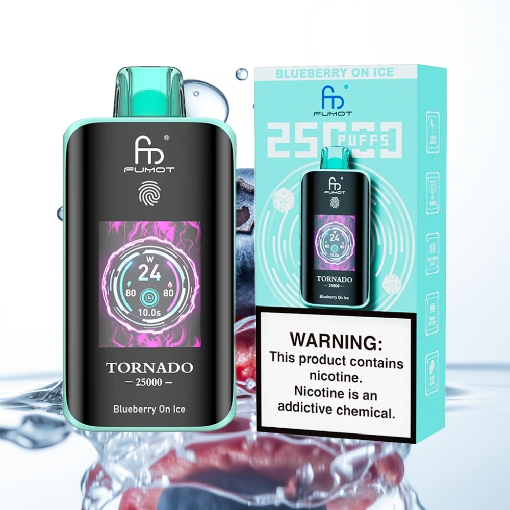 Fumot Tornado 25000 Puhang Mustikas Ja Jää 20ml 700mAh