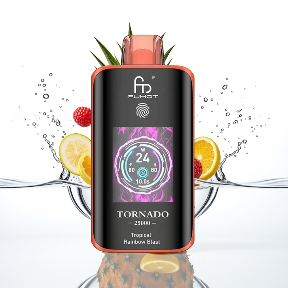 Fumot Tornado 25000 Puhang Troopiline Vikerkaar Ekraan 20ml 700mAh