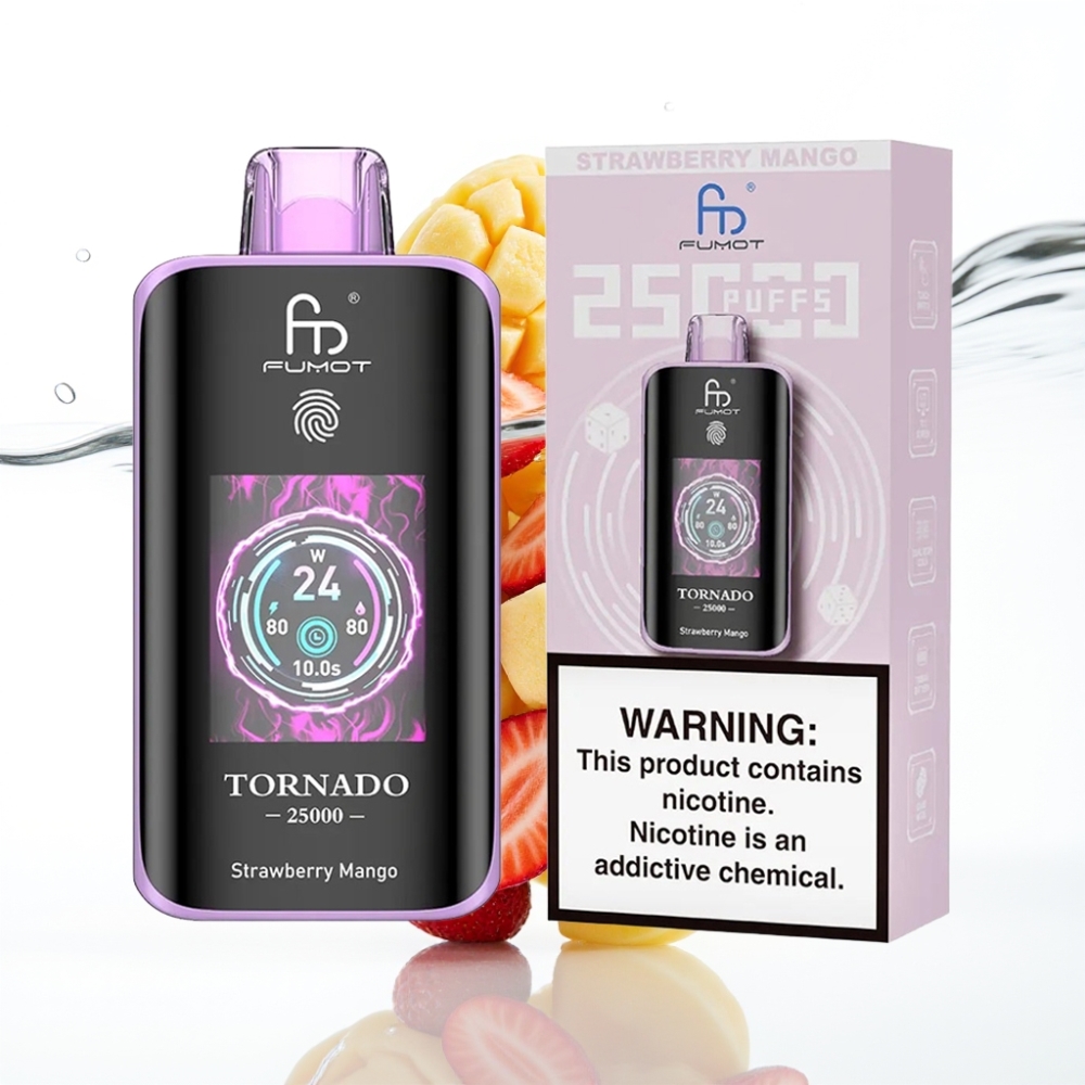 Fumot Tornado 25000 Sutsutaba Maasik-Mango 700mAh 20ml
