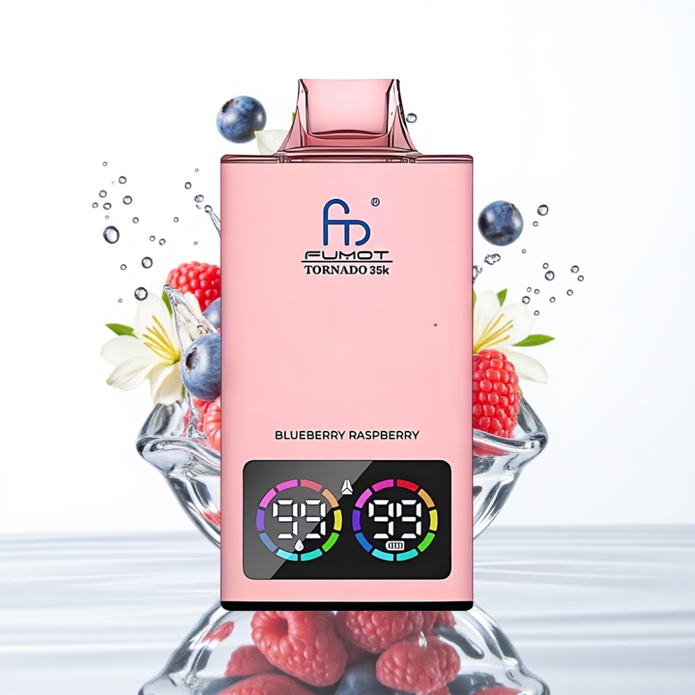 Fumot Tornado 35K Ühekordne Vape Mustik-Marja Dual Mesh 35 000 Tõmmet