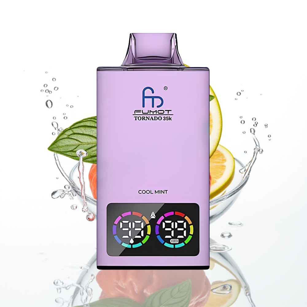 Fumot Tornado 35K Ühekordne Vape – Jahmint  RGB