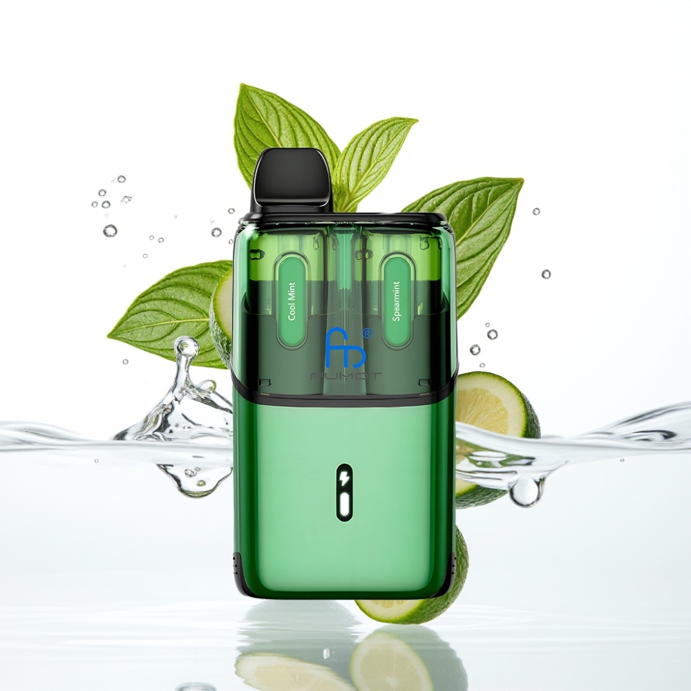 Fumot Ultra T32000 Disposable Vape Jahe Münt - Spearmint 32000 Suga 24ml
