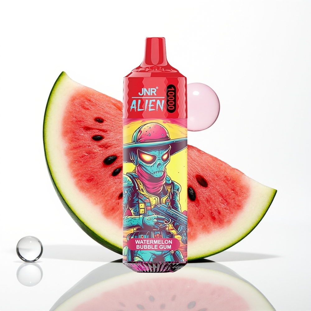JNR Alien 10000 Puffs Vesimeloni Mullikommi 850mAh RGB