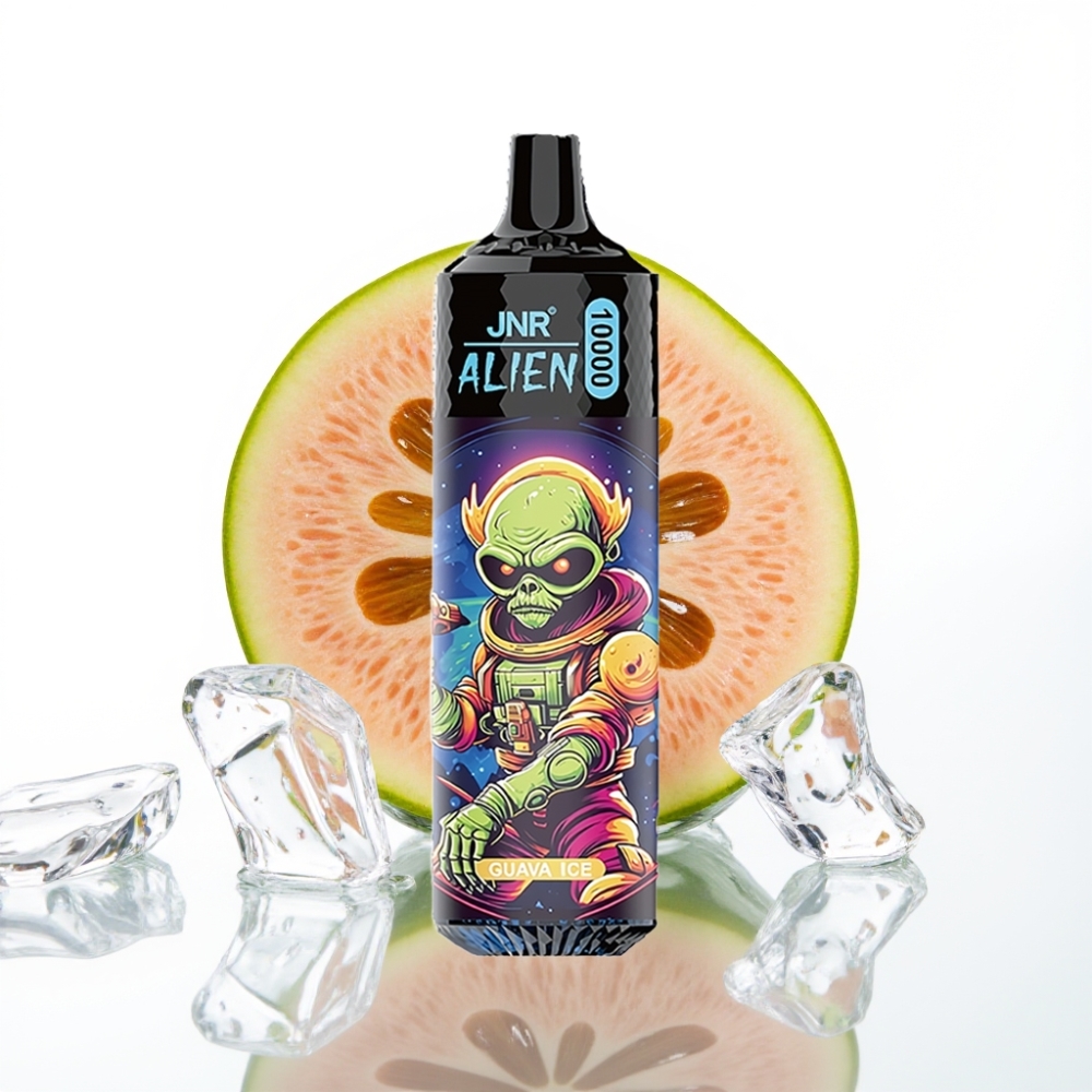 JNR Alien 10000 Suts Guaiava jää 850mAh RGB-LED