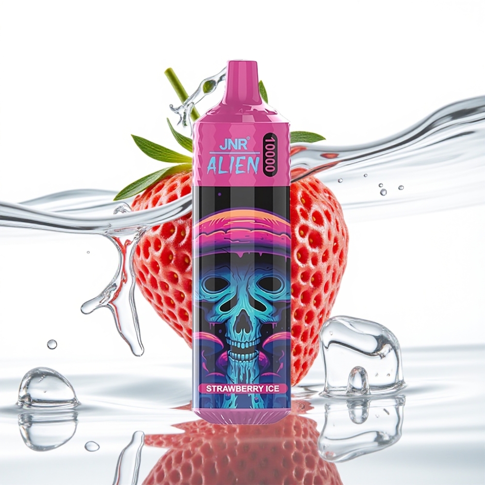 JNR Alien 10000 Sutsud Maasika-Jäädisain 850mAh 20ml