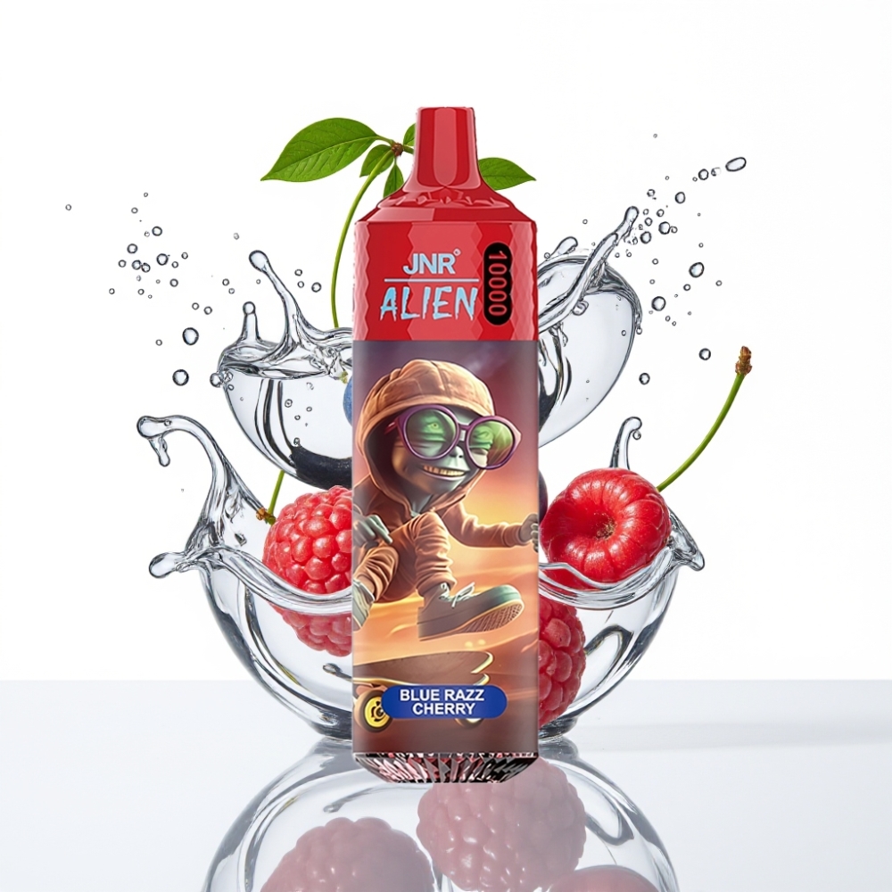 JNR Alien 10000 Sõnge (Sinine Razz Kirs) – 850mAh 20ml Type-C