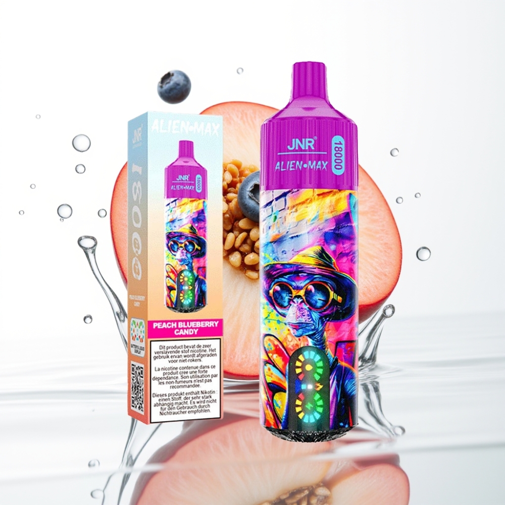 JNR Alien Max 18000 Puffs Dual Mesh Coil Virsik-Mustikas Kompvek