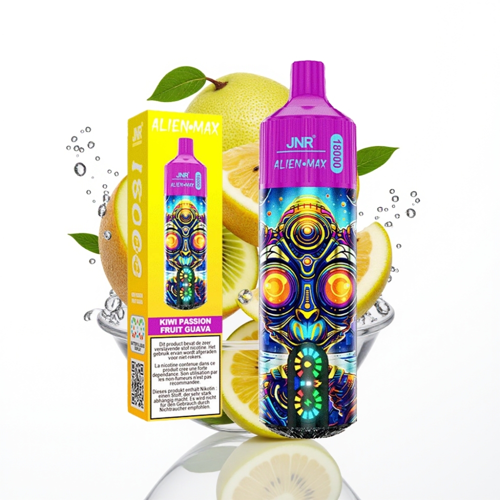 JNR Alien Max 18000 Puffs Dual Mesh Kiivi-Marjan-Guava