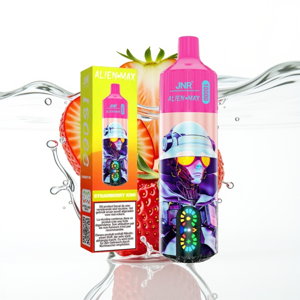 JNR Alien Max 18000 Puffs Dual Mesh Maasika-Kiivi