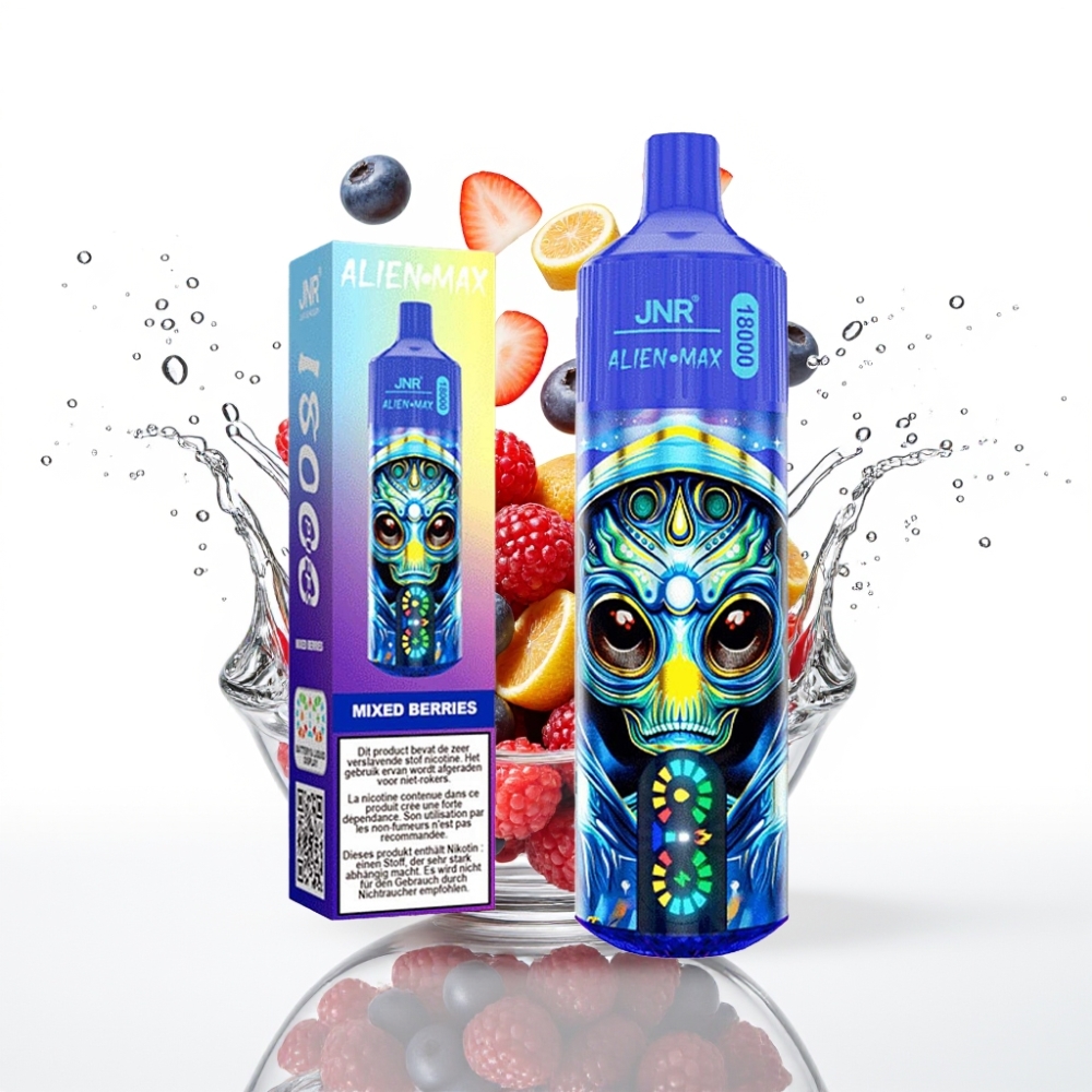 JNR Alien Max 18000 Puffs Dual Mesh Segamari (Mixed Berries)