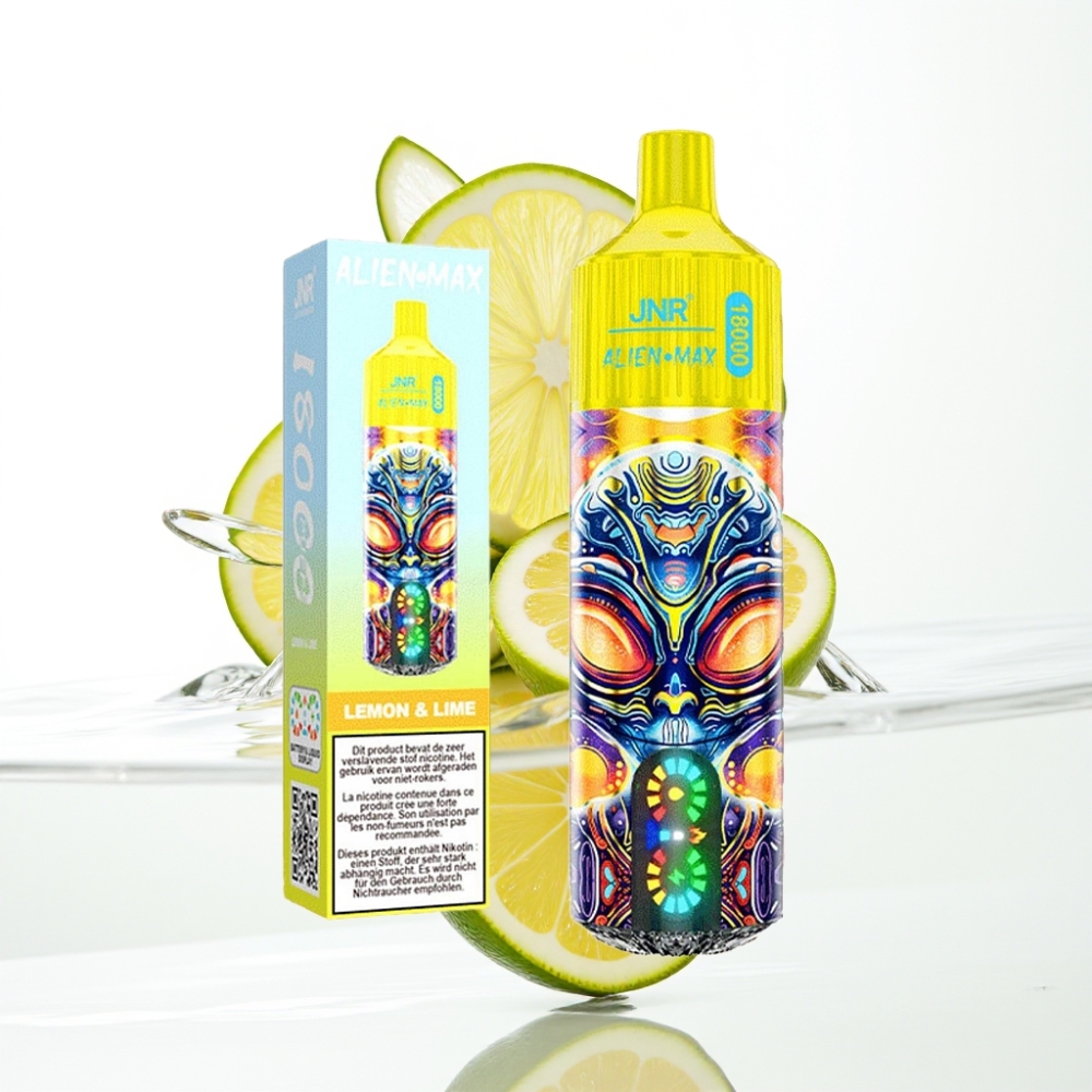 JNR Alien Max 18000 Sissepuhu Sidrun  Laimi LED Type-C