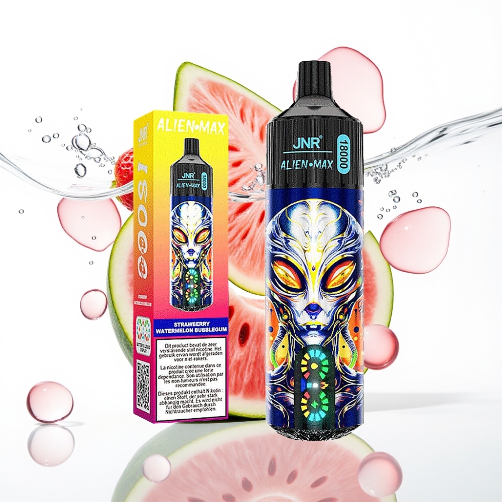 JNR Alien Max 18000 Soods Dual Mesh Maasikas-Arbuus Mullikumm