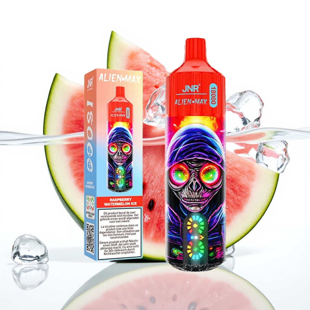 JNR Alien Max 18000 Suts Dual Mesh Vaarikas-Arbuusi Jää 28ml