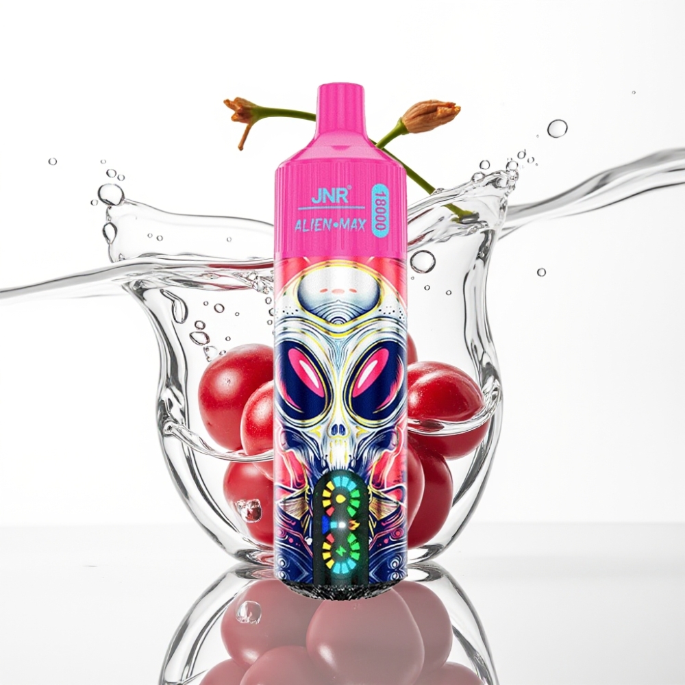 JNR Alien Max 18000 Sõnmed Tark LED Ekraan Kahekordne Mähis Kirsi-Marja Maitse