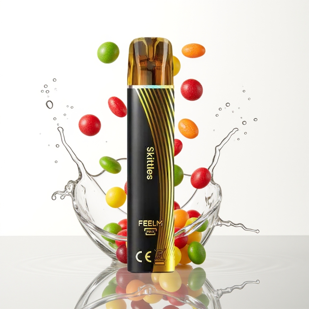 JNR BlackGolden 600+200 Puffi Skittles Disposable Vape