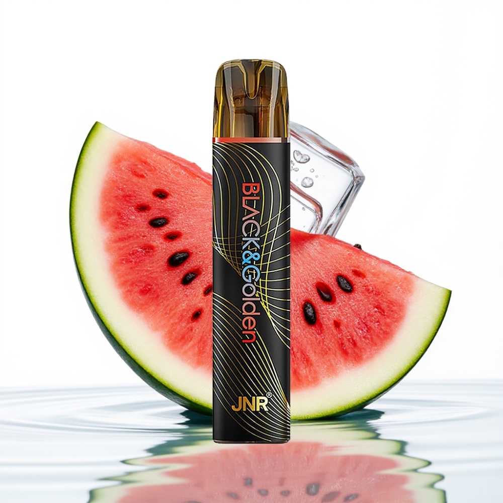 JNR BlackGolden 600+200 Puffs 2ml Vesimelonijää Disposable Vape