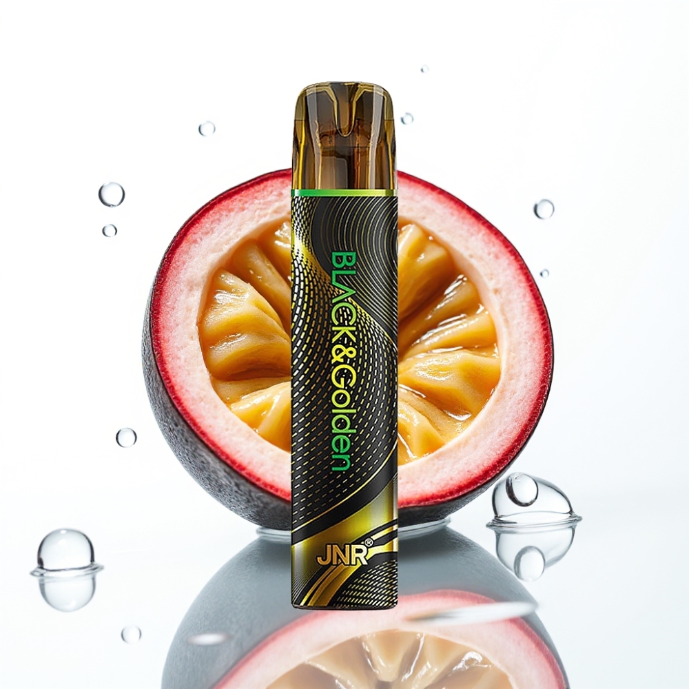 JNR BlackGolden 600+200 Puffs Disposable Vape Kirj Passion Monster