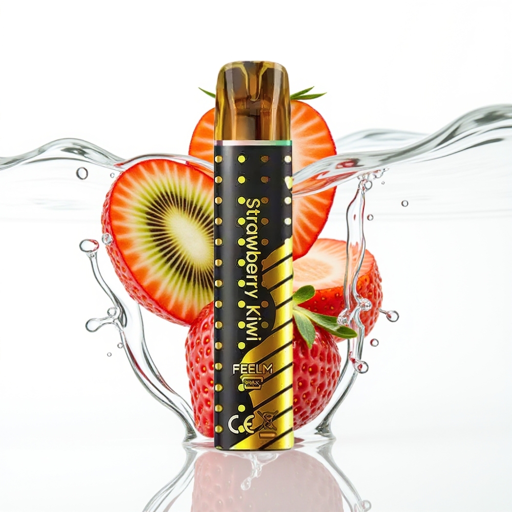 JNR BlackGolden 600+200 Puffs Maasika-Kiivi Disposable Vape