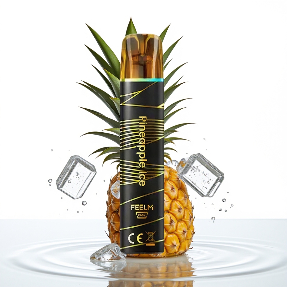 JNR BlackGolden 600+200 Puhu Ananass-Jää Disposable Vape