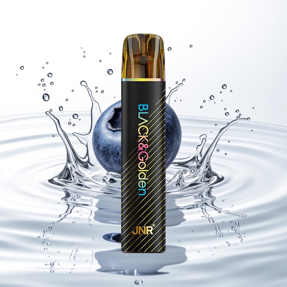 JNR BlackGolden 600+200 Puhu Disposable Vape Mustikas Mullikumm