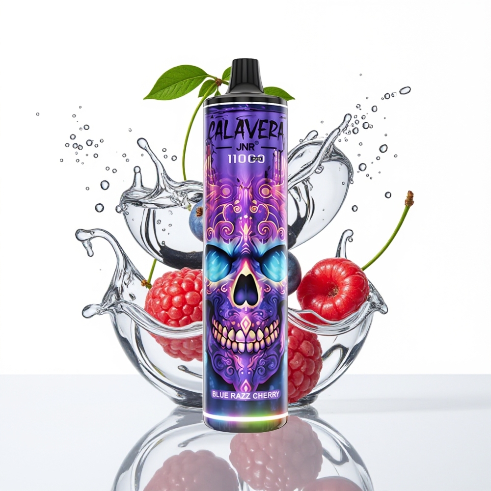 JNR Calavera 11000 Lüüsi Disposable Vape Sinine Vaarika-Kirs