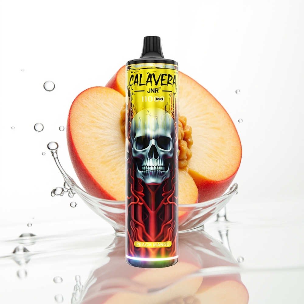 JNR Calavera 11000 Sõnge Ühekordne Vape Virsik-Mango Tüüp-C 850mAh 21ml