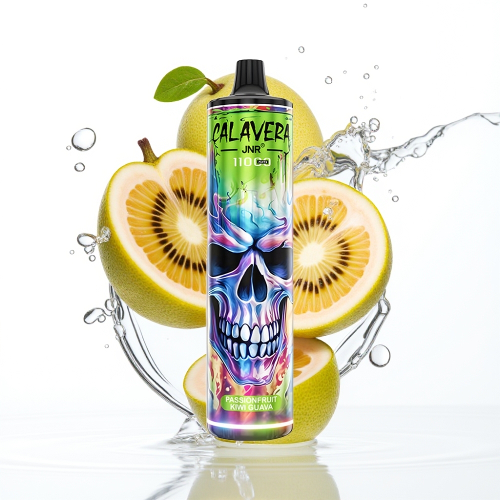 JNR Calavera 11000 Sööbmatu Vape Marakuja Kiivi Guava 21ml 850mAh