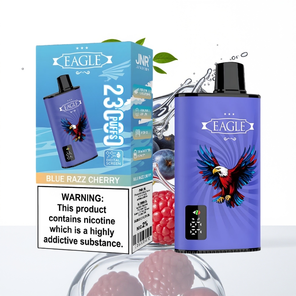 JNR EAGLE Smart 23000 Sõnge Disposabel Vape Sinised Vaarikad-Kirsid