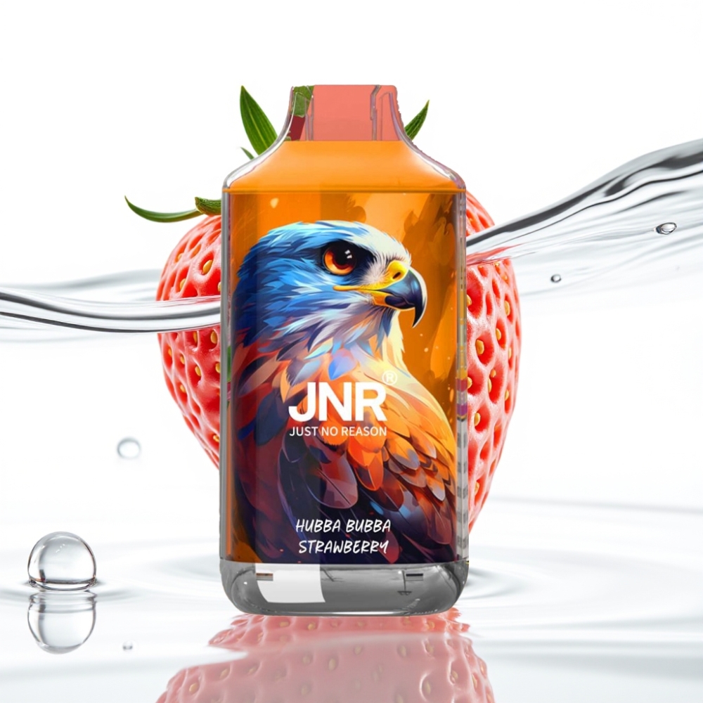 JNR Falcon 16000 Puffs Hubba Bubba Maasikas 850mAh 22ml