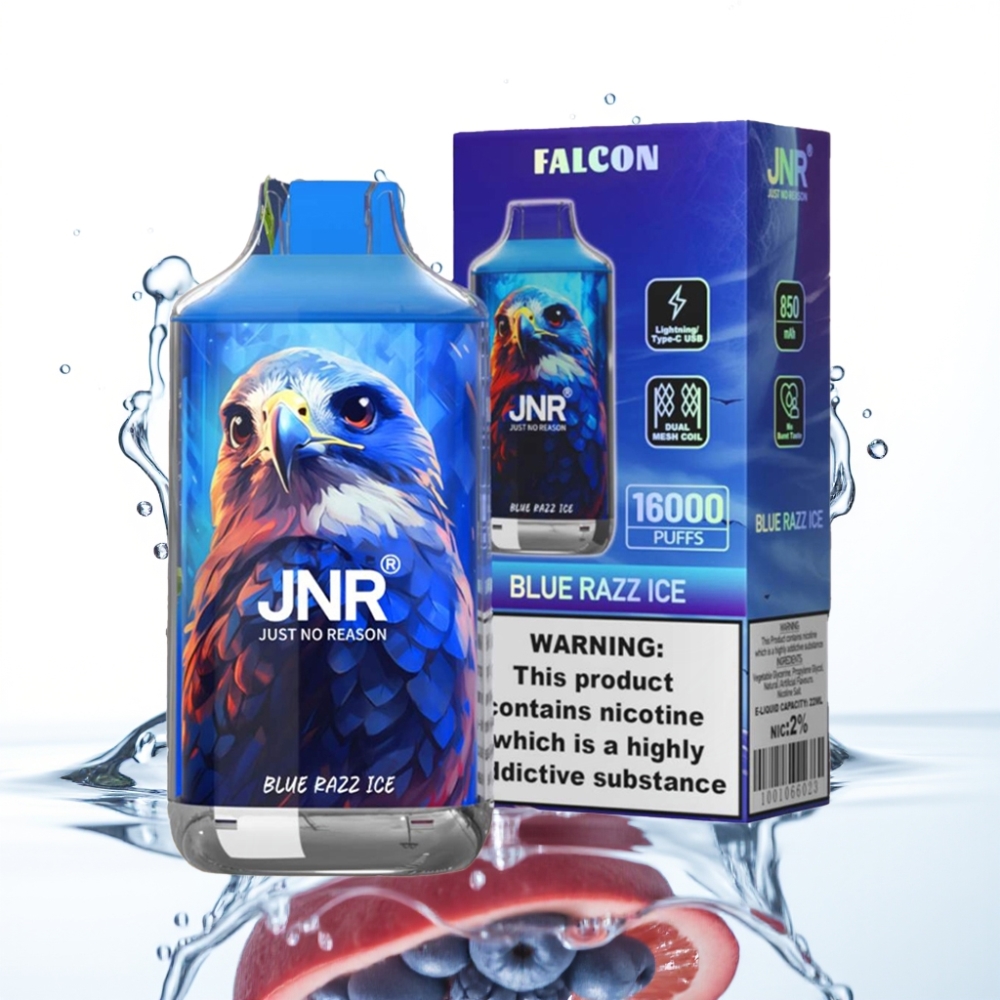 JNR Falcon 16000 Puffs Sinine Sõstar-Jää  22ml