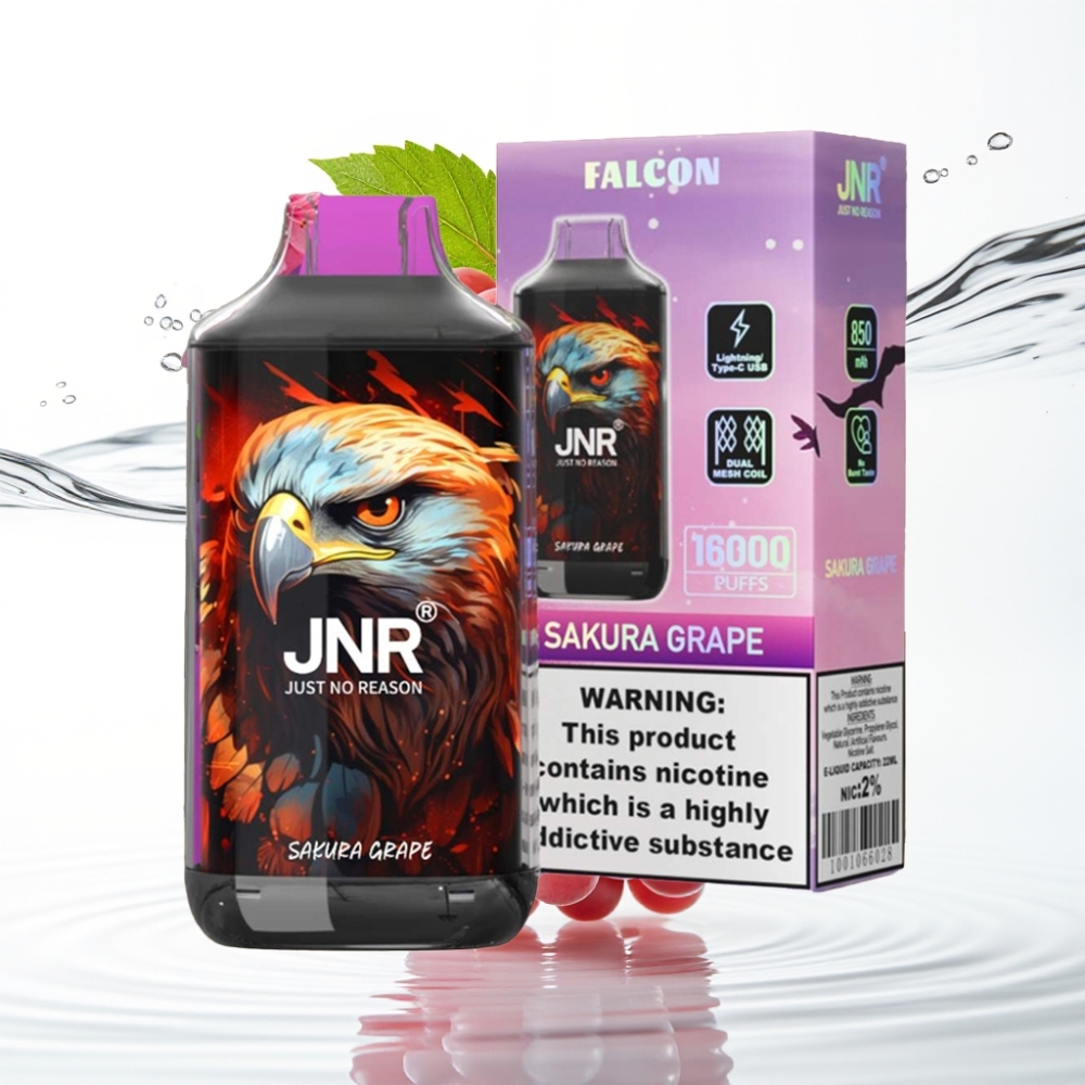 JNR Falcon 16000 Puffs Šokolaadiviinamarja 850mAh Tüüp-C