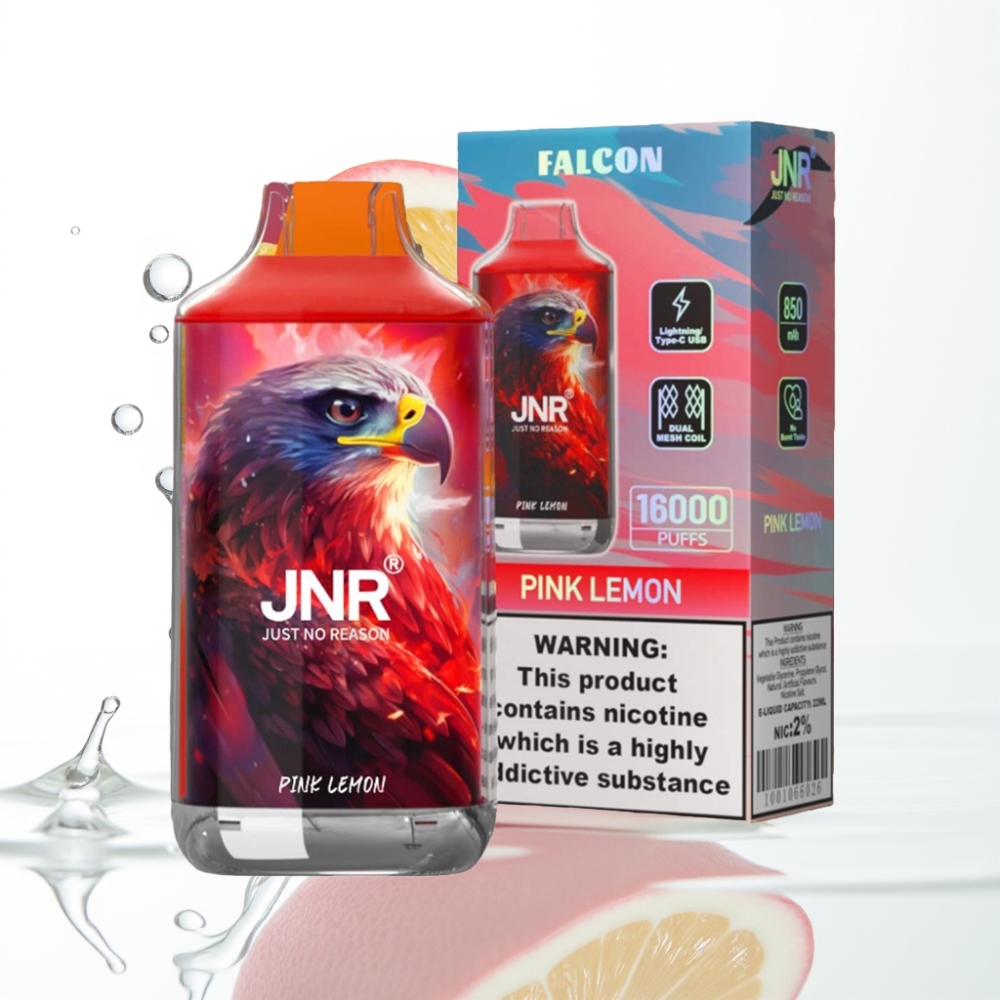 JNR Falcon 16000 Sutsud Roosa Sidrun 850mAh 22ml Dual Mesh