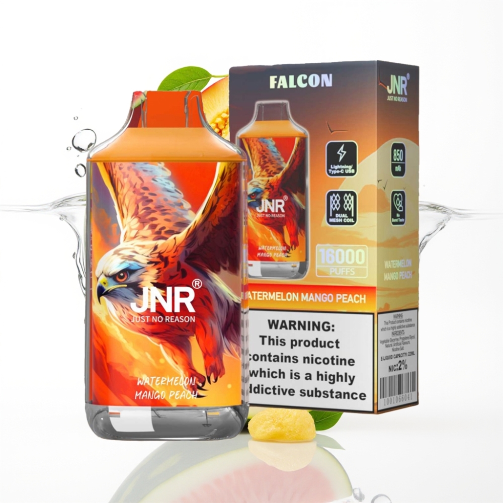 JNR Falcon 16000 Sõngeva Meloni Mango Virsiku Disposabel Vape