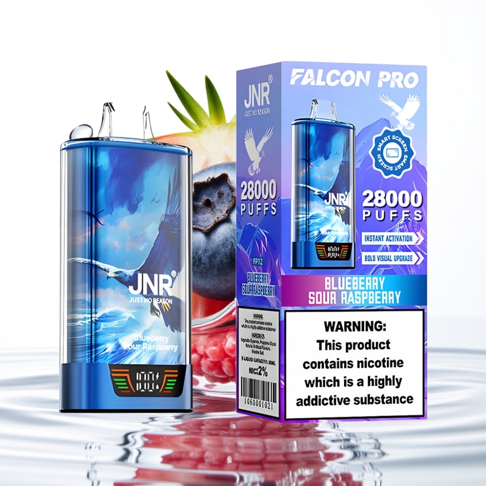 JNR Falcon Pro 28000 Mustikas-Hapukarva 30ml 950mAh