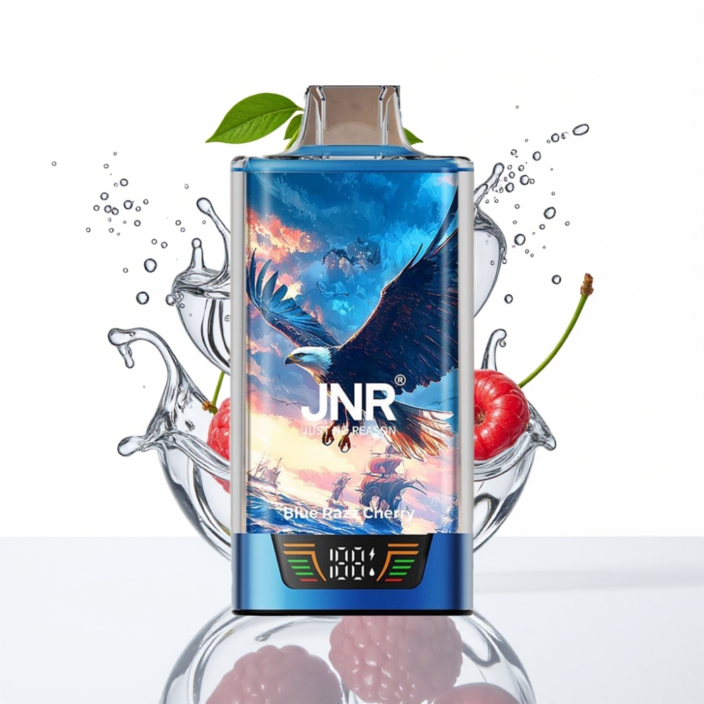 JNR Falcon Pro 28000 Ühekordne Vape Sinine Vaarik-Kirsipunane