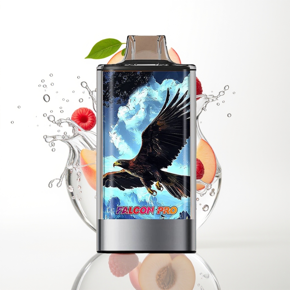 JNR Falcon Pro 28000 Ühekordne Vape Valge Virsik-Razz 30ml 28000 Tõmmet