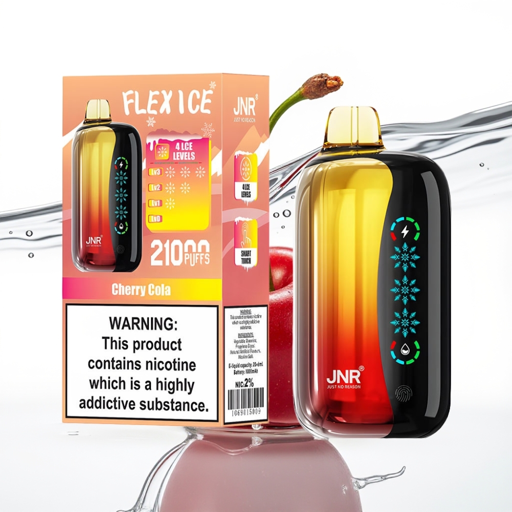 JNR Flex Ice 21000 Suts Cherry Cola 26ml 12 Ohm Tuule reguleeritav