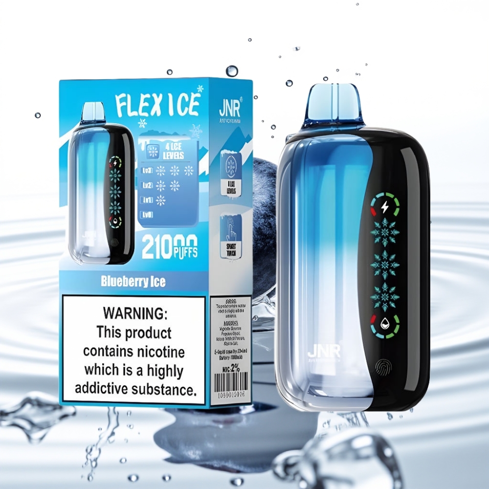 JNR Flex Ice 21000 Süstik (Mustikajää 26ml 12 Ohm Dual Mesh)