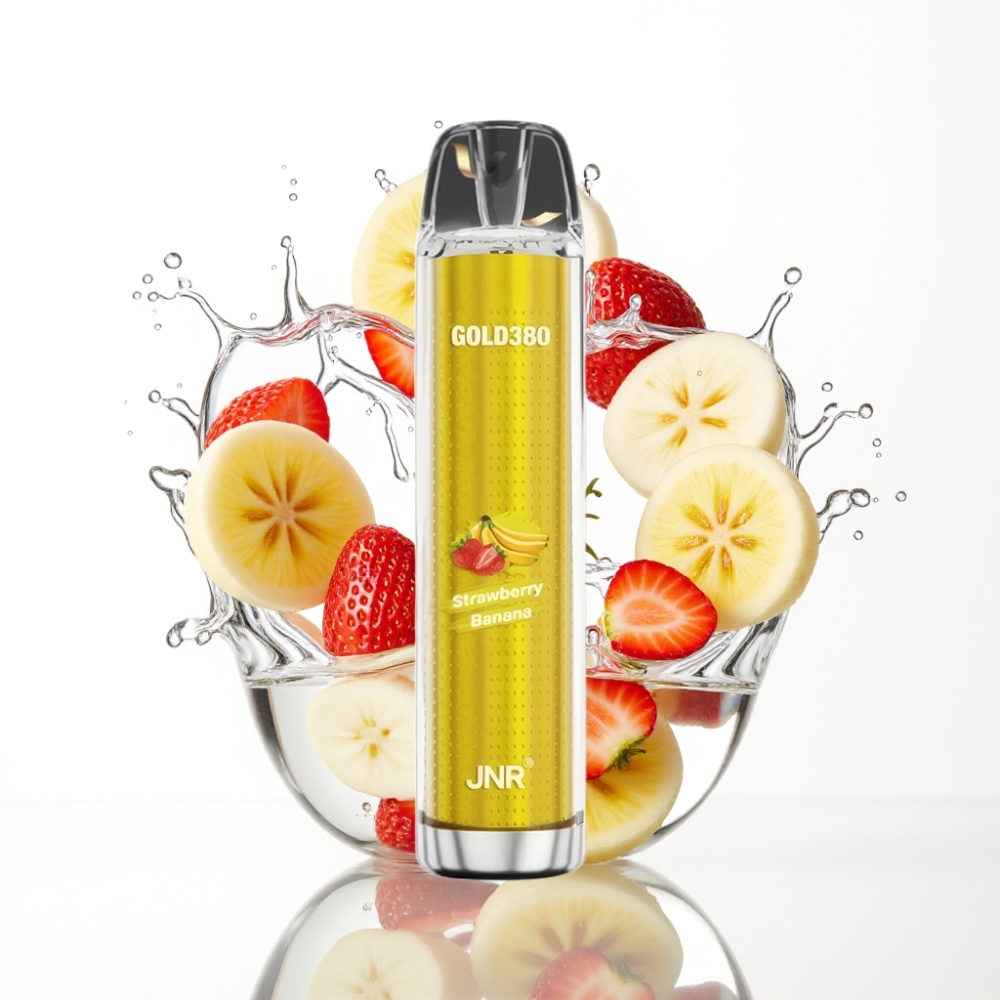 JNR Gold380 6000 Tilka Ühekordne Vape Maasikas-Banaan