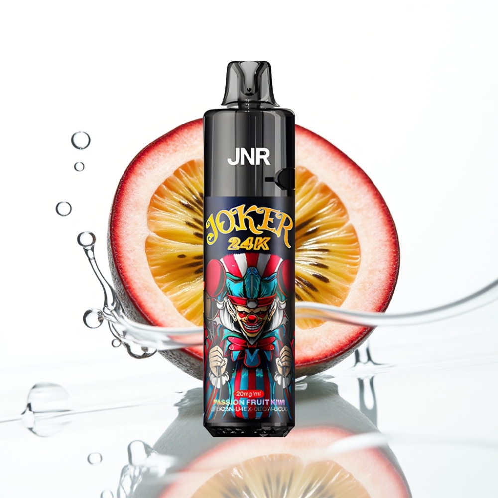 JNR Joker 24K Puffs Disposable Vape 2+10ml Marakvija-Kiivi