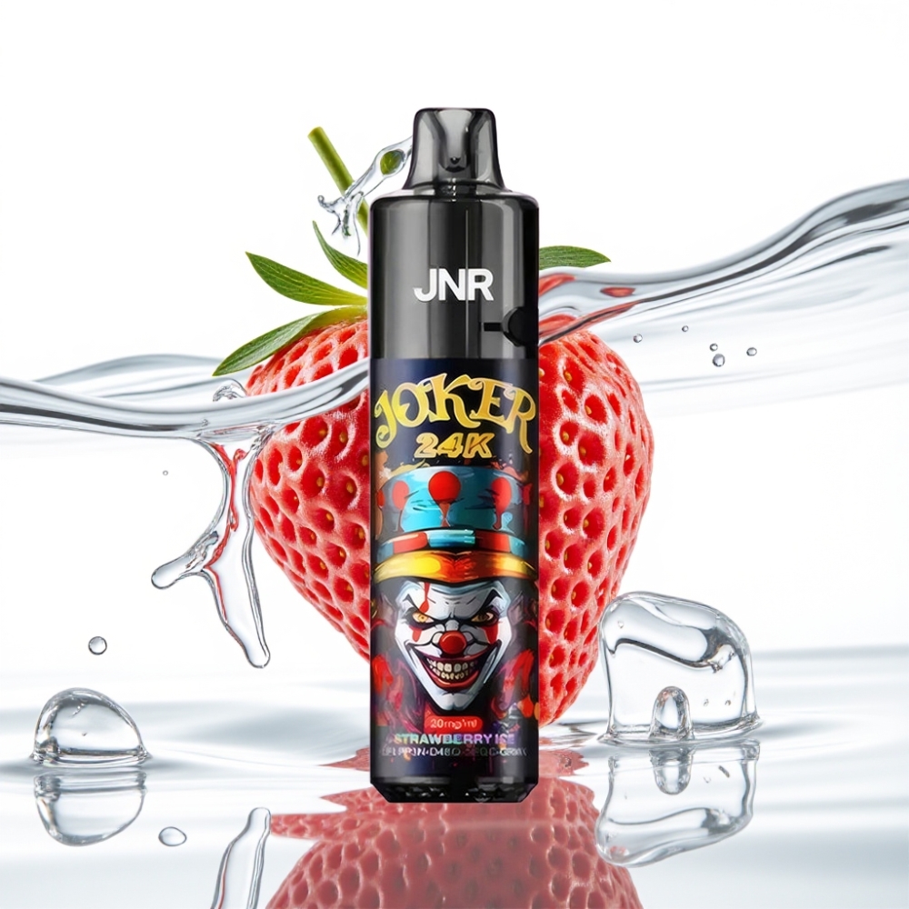 JNR Joker 24K Puffs Laaditav Aparaat Maasika-Jää 2 Nikotiini 800mAh