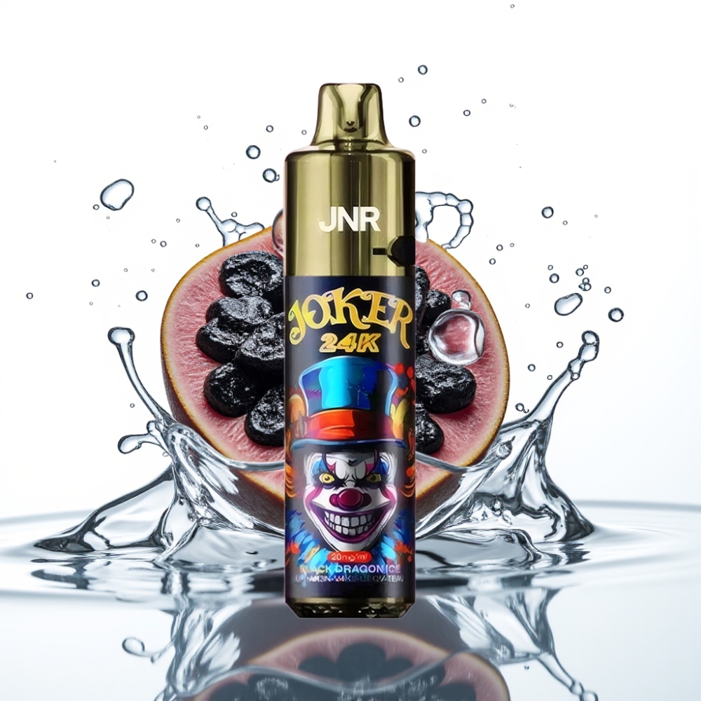 JNR Joker 24K Puffs Taastetav Pod Must Draakon Jää 2+10ml 800mAh