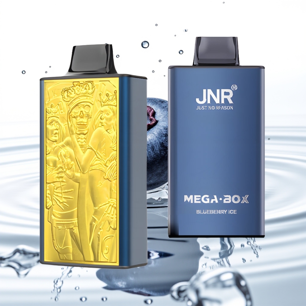 JNR Mega Box 25000 Puff Mustikas-Jää Disposabel Vape