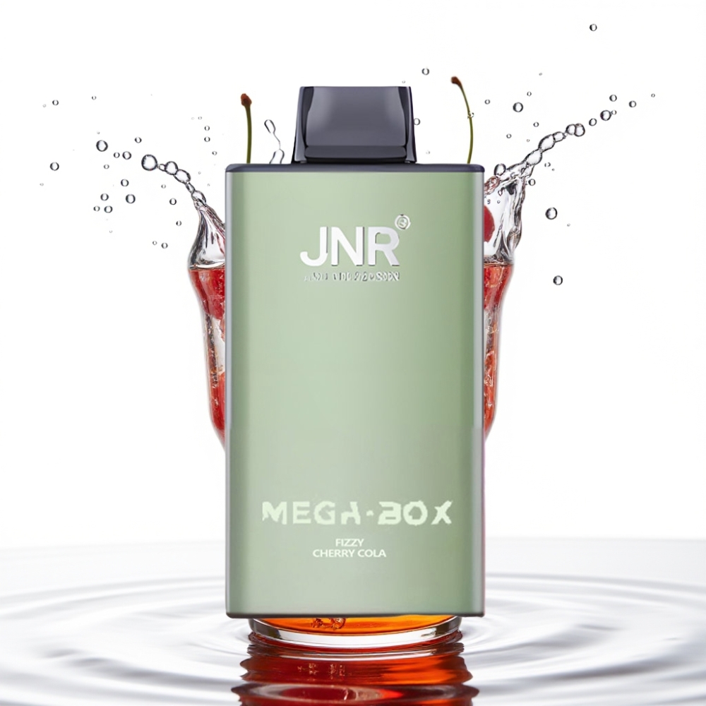JNR Mega Box 25000 Puffs Disposabel Vape Värskendav Kirsikola