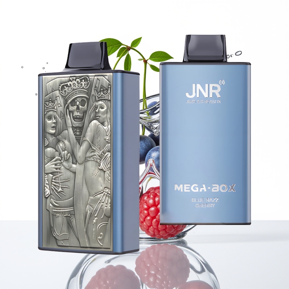 JNR Mega Box 25000 Pöhku (Sinine Razz-Kirsik)